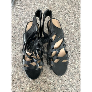 New York & Company Black Block Heel Size 9‎
